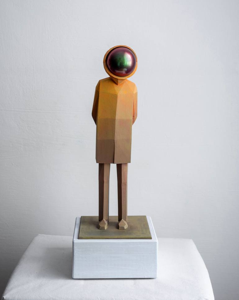 Original Figurative People Sculpture by Viktor Solt