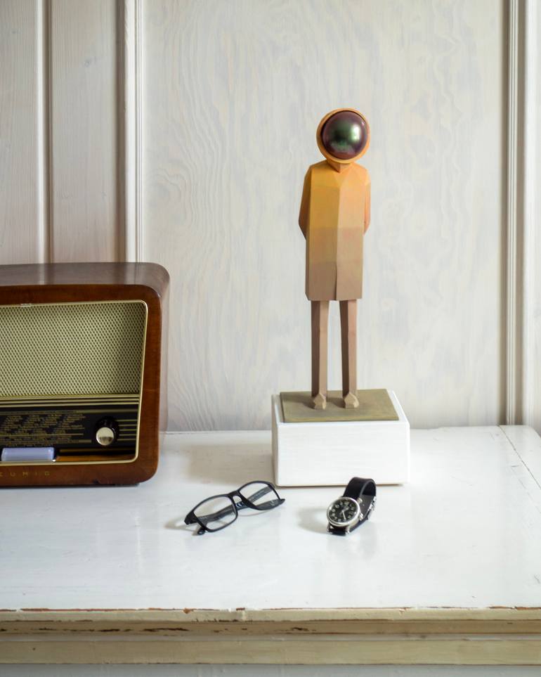 Original Figurative People Sculpture by Viktor Solt