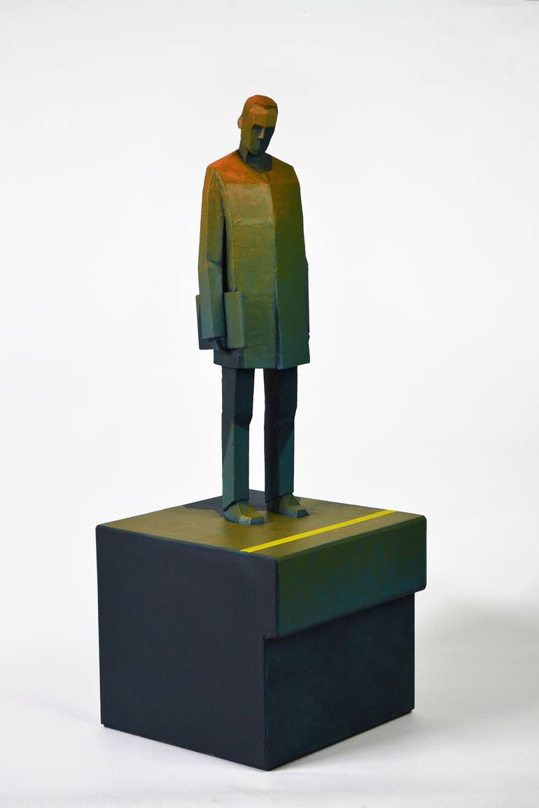 Original People Sculpture by Viktor Solt