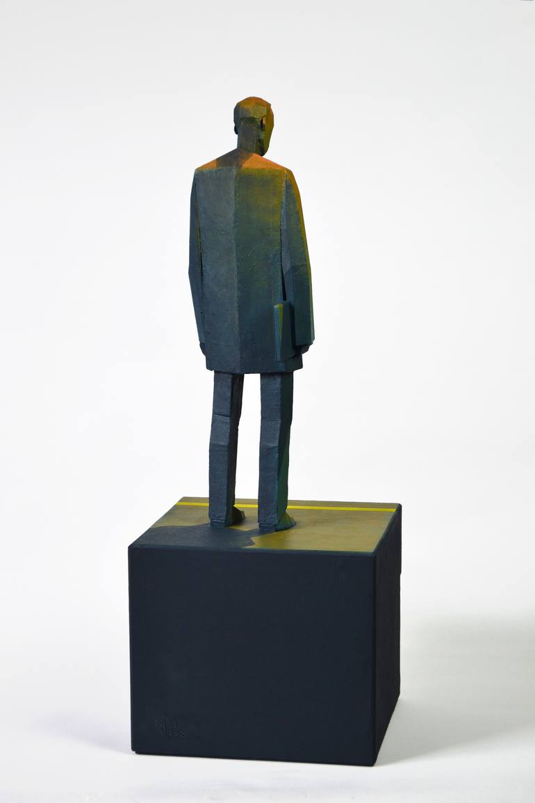 Original Figurative People Sculpture by Viktor Solt