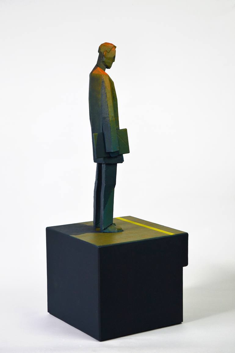 Original Figurative People Sculpture by Viktor Solt