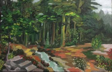 Original Fine Art Landscape Painting by DũNg Vũ đÌnh