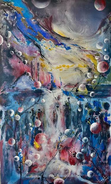 Original Abstract Painting by Turgut Ersavas
