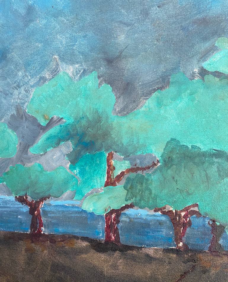 Original Classicism People Painting by Turgut Ersavas