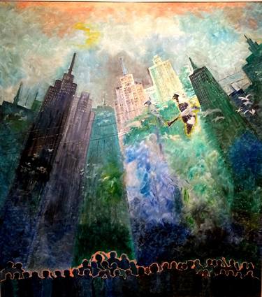 Original Cities Paintings by Turgut Ersavas