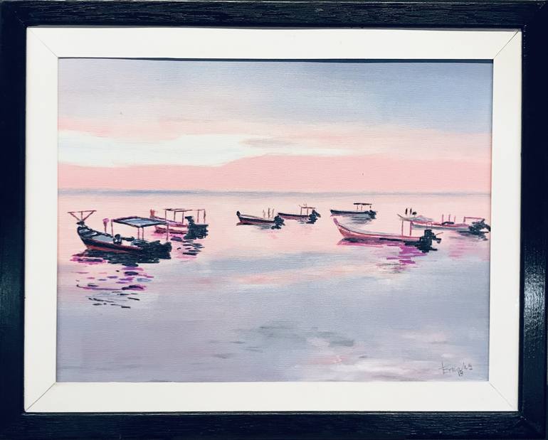 Original Seascape Painting by Turgut Ersavas