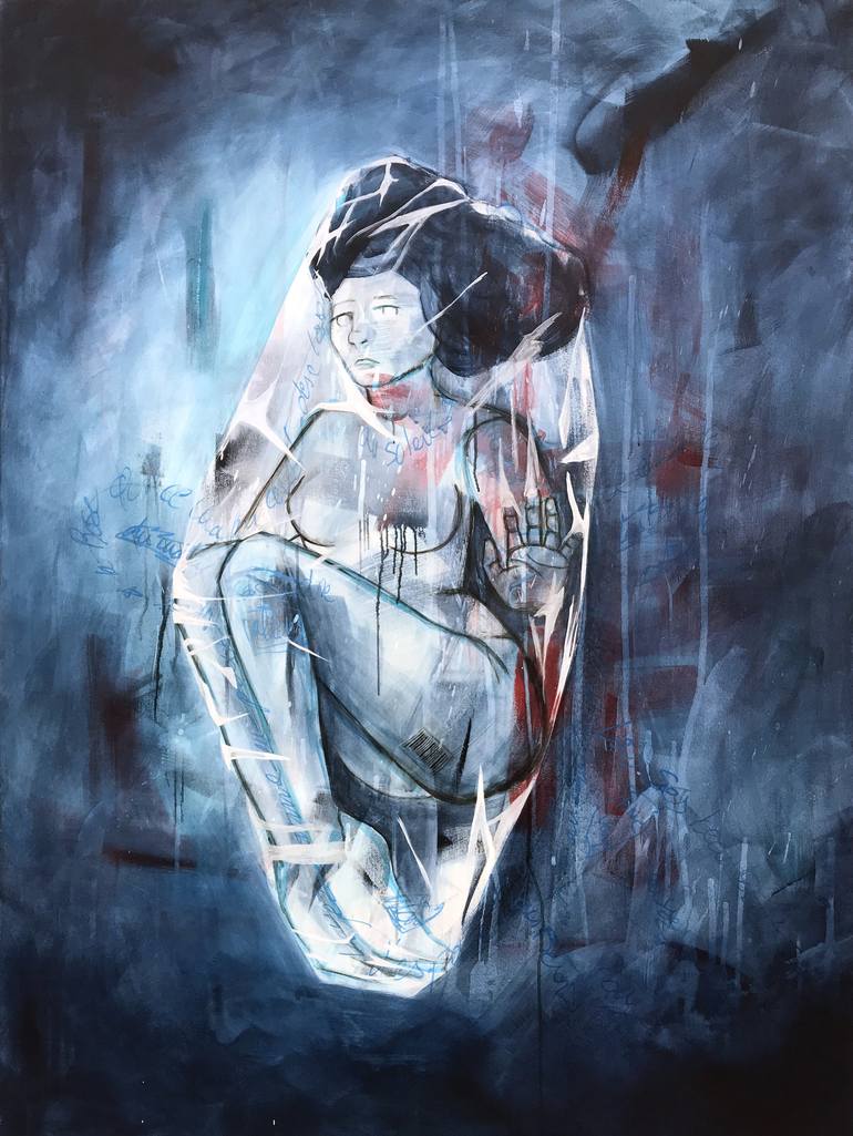 Sex sells Painting by Tatjana Lee | Saatchi Art