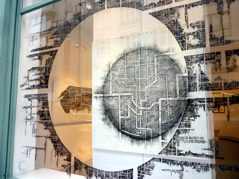 Original Other Geometric Painting by Tamar Kasparian