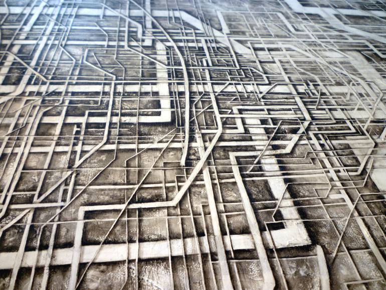 Original Other Geometric Painting by Tamar Kasparian