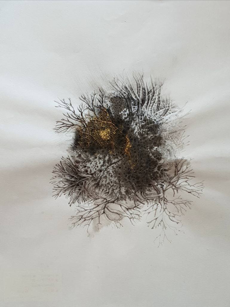 Original Other Nature Drawing by Tamar Kasparian