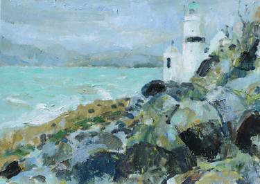 Original Expressionism Beach Paintings by Robert Innes