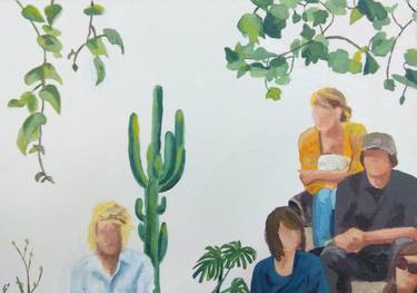 Print of People Paintings by Emma Gómara