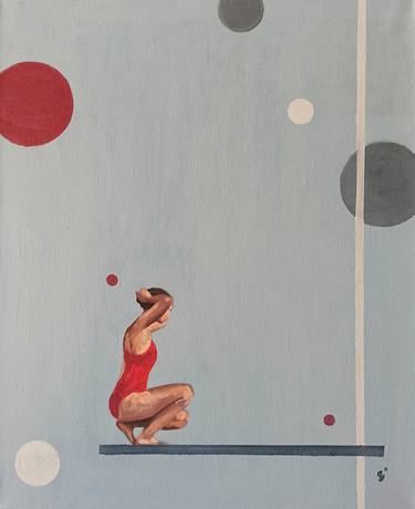 Original Conceptual Sports Paintings by Emma Gómara