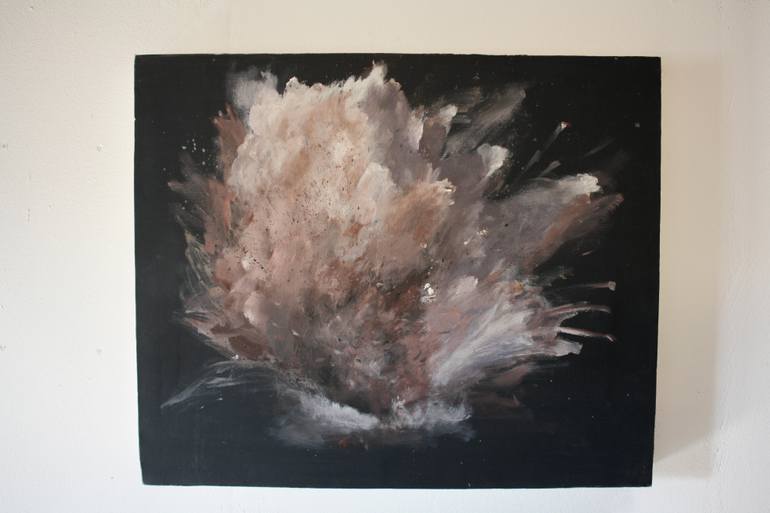 Original Abstract Water Painting by Christoph Metzger