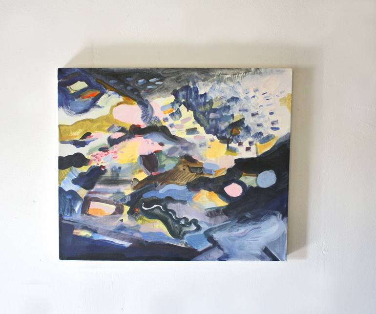 Original Abstract Expressionism Abstract Painting by Christoph Metzger