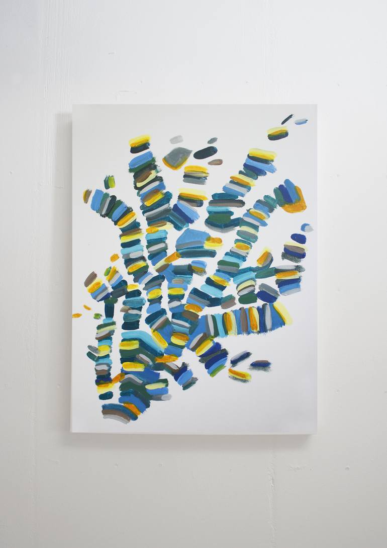 Original Modernism Abstract Painting by Christoph Metzger