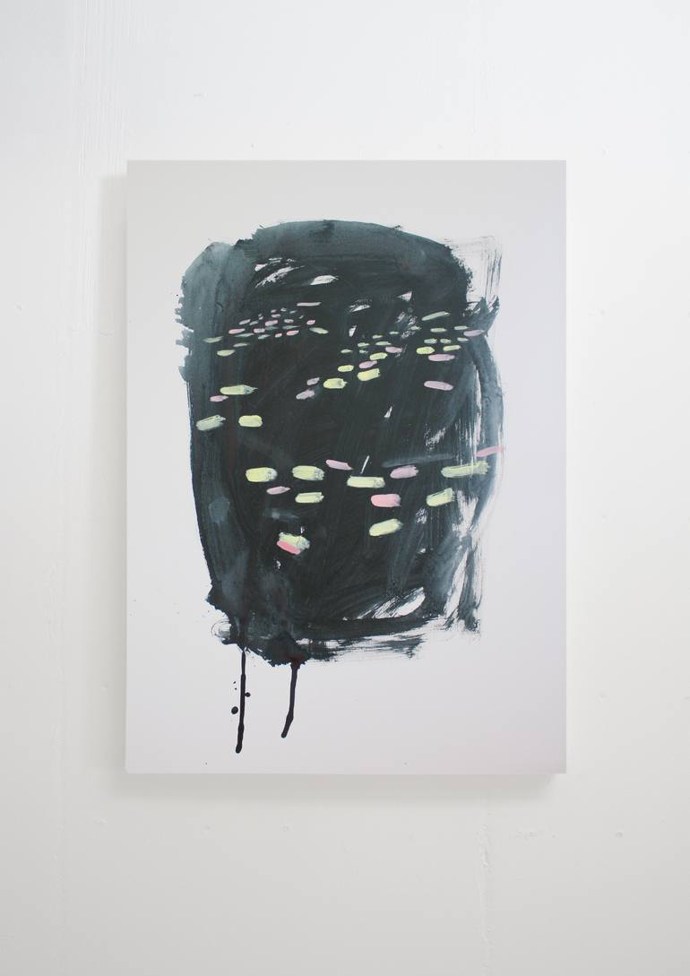 Original Abstract Expressionism Abstract Painting by Christoph Metzger