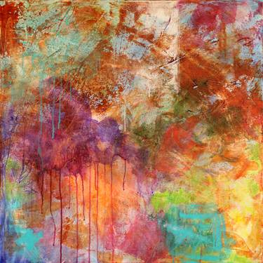 Original Abstract Seasons Paintings by Sheryl Tempchin