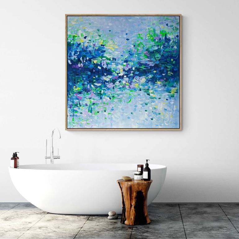 Original Abstract Expressionism Abstract Painting by Belinda Nadwie