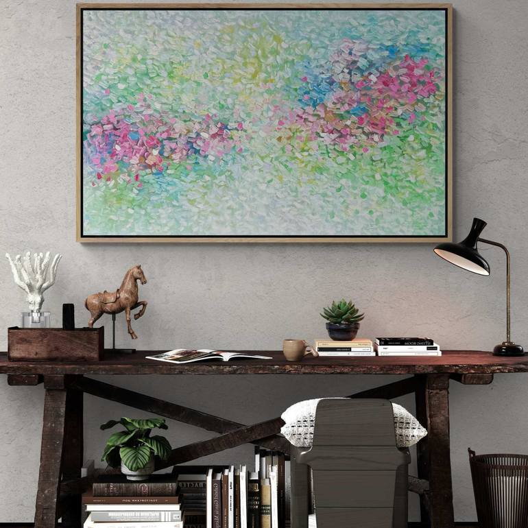 Original Abstract Expressionism Abstract Painting by Belinda Nadwie