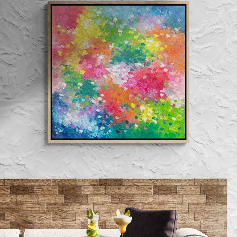 Original Abstract Expressionism Abstract Painting by Belinda Nadwie