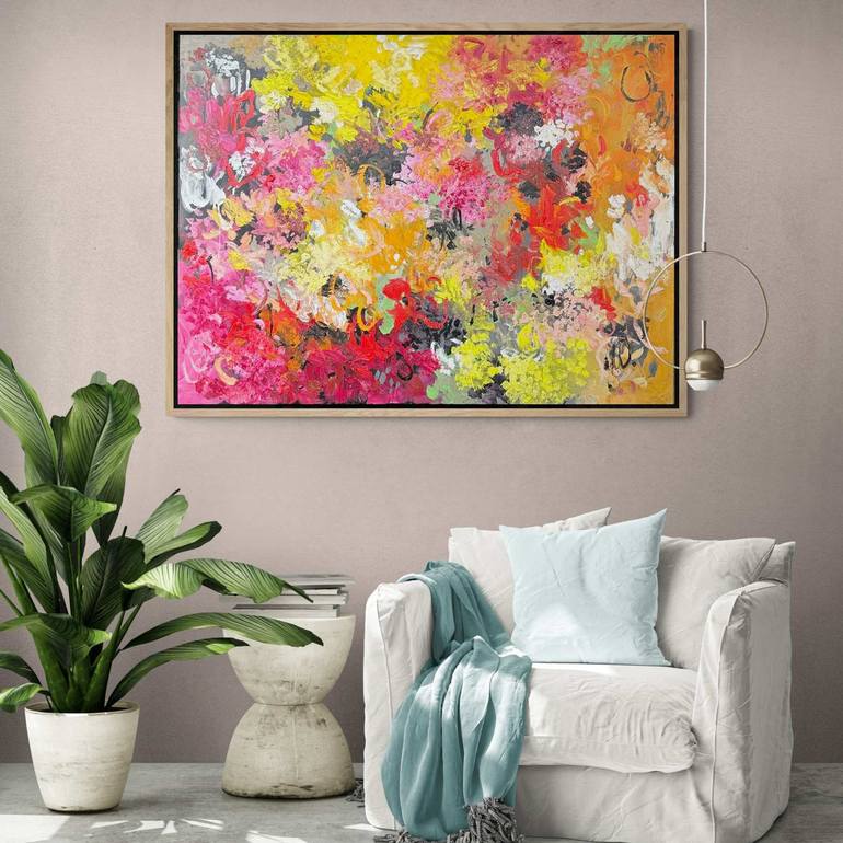 Original Abstract Expressionism Abstract Painting by Belinda Nadwie