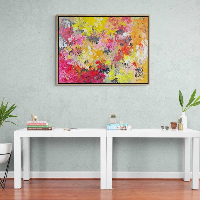 Original Abstract Expressionism Abstract Painting by Belinda Nadwie