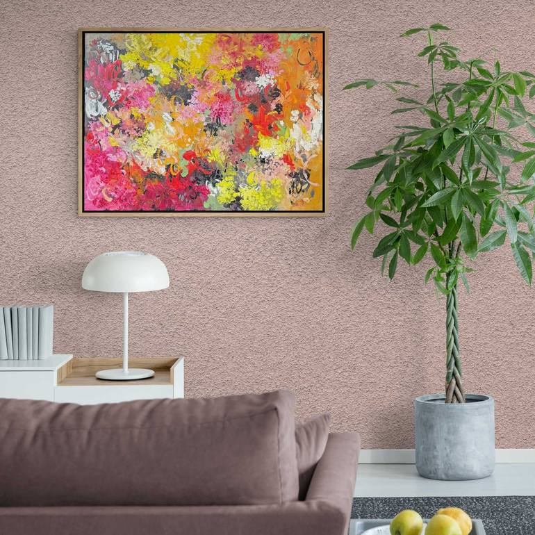 Original Abstract Expressionism Abstract Painting by Belinda Nadwie