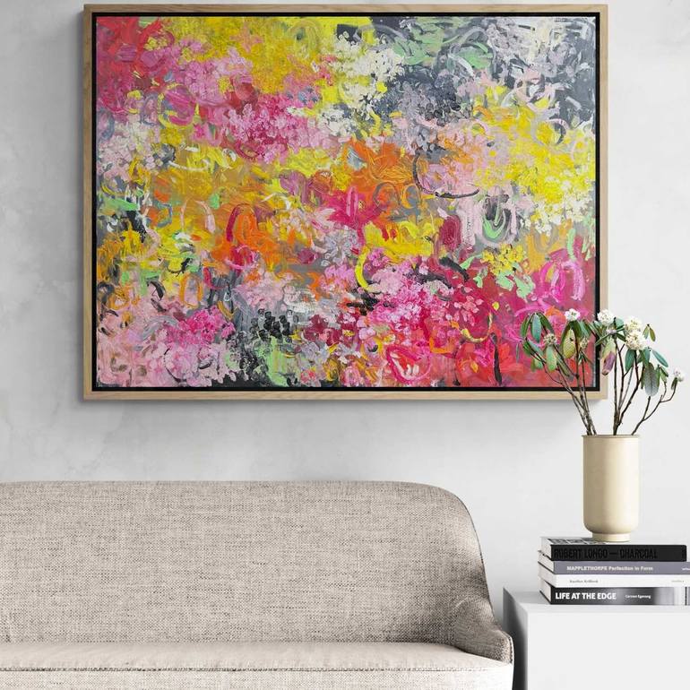 Original Abstract Expressionism Abstract Painting by Belinda Nadwie