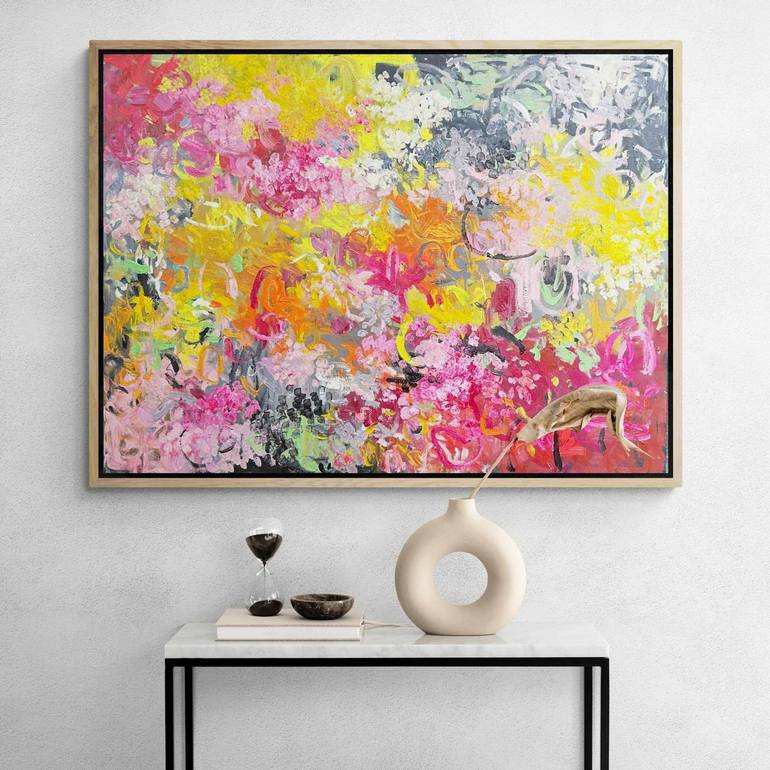 Original Abstract Expressionism Abstract Painting by Belinda Nadwie