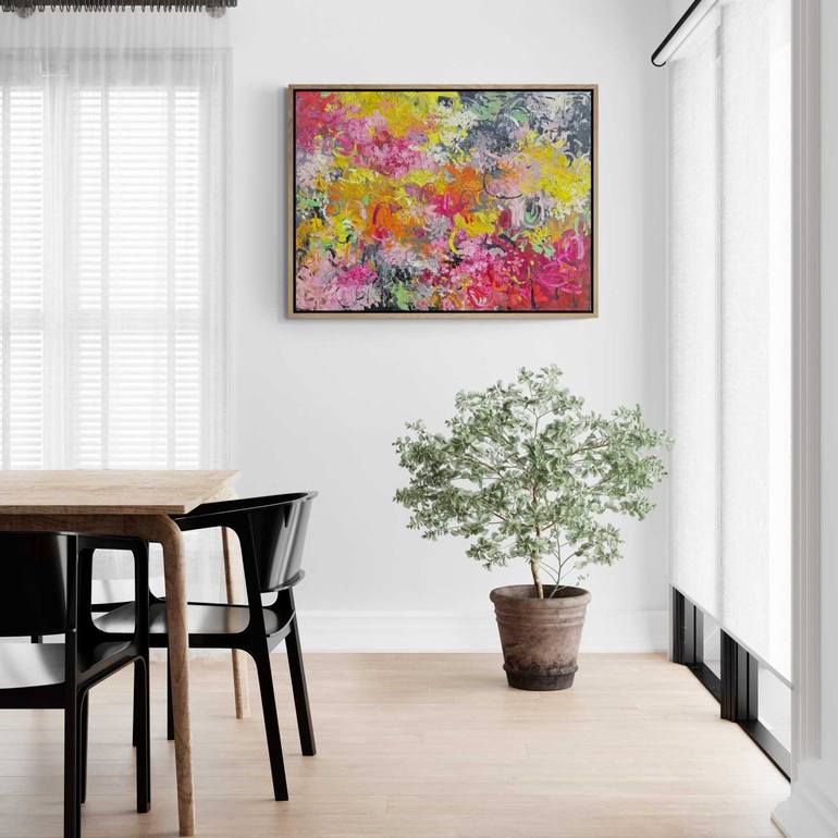 Original Abstract Expressionism Abstract Painting by Belinda Nadwie