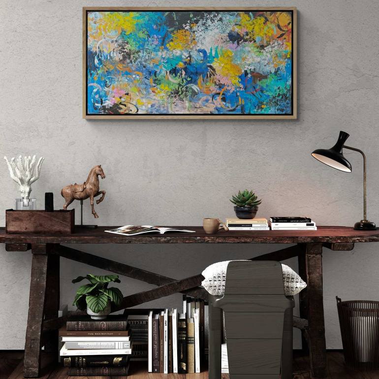 Original Abstract Painting by Belinda Nadwie