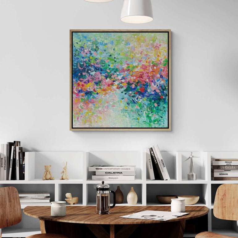 Original Abstract Expressionism Abstract Painting by Belinda Nadwie