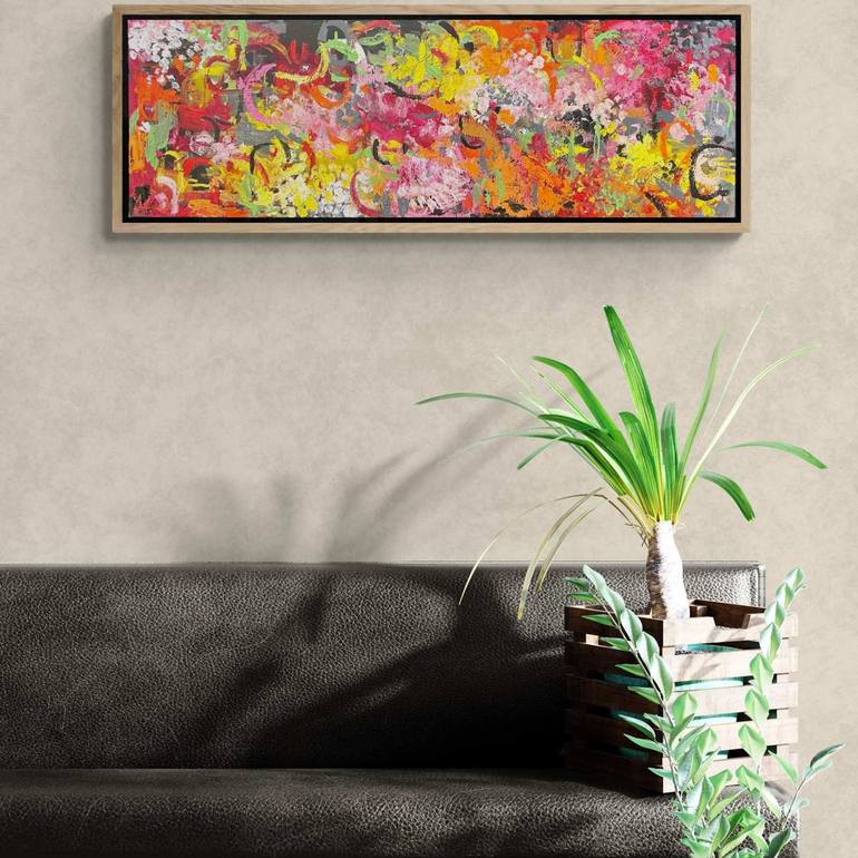 Original Abstract Expressionism Abstract Painting by Belinda Nadwie