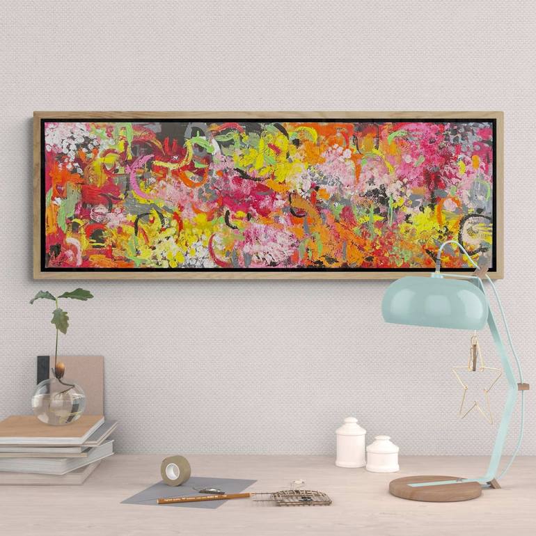 Original Abstract Expressionism Abstract Painting by Belinda Nadwie