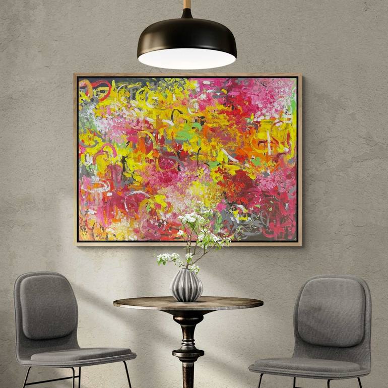 Original Abstract Expressionism Abstract Painting by Belinda Nadwie