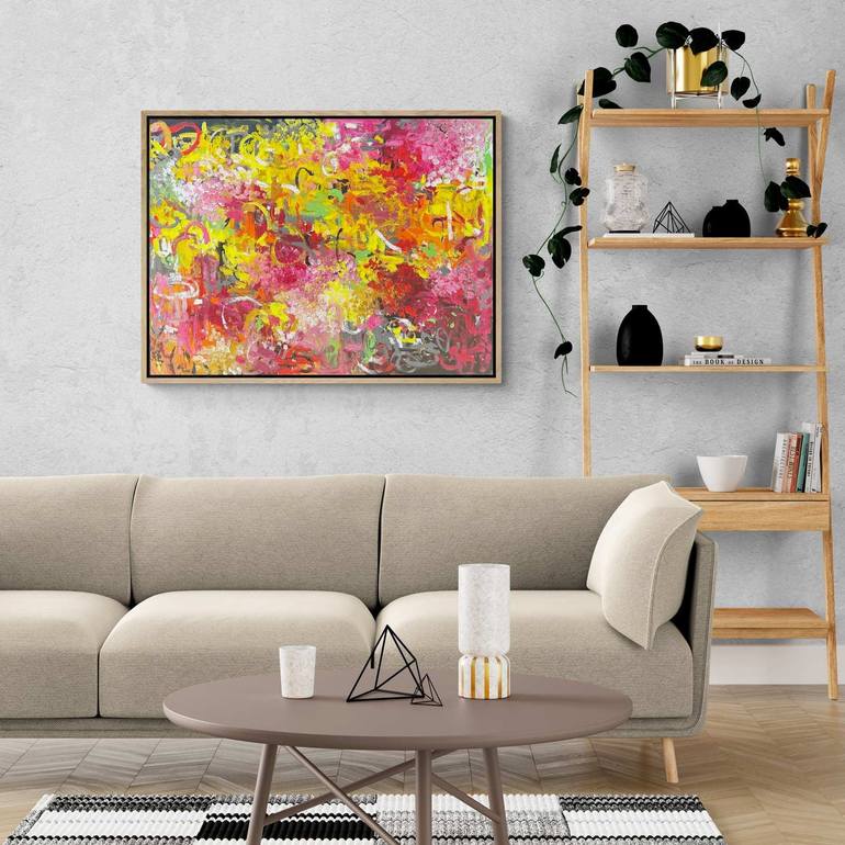 Original Abstract Expressionism Abstract Painting by Belinda Nadwie