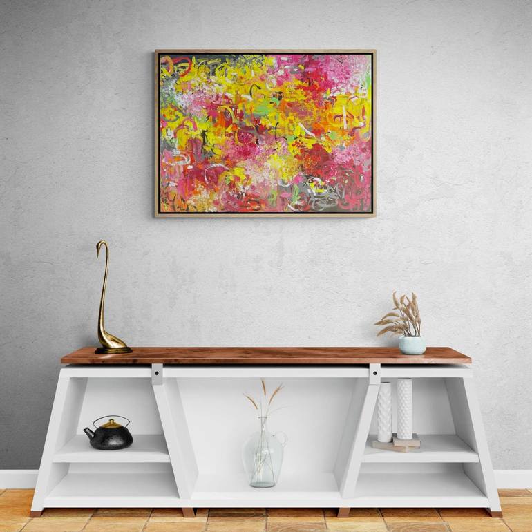 Original Abstract Expressionism Abstract Painting by Belinda Nadwie