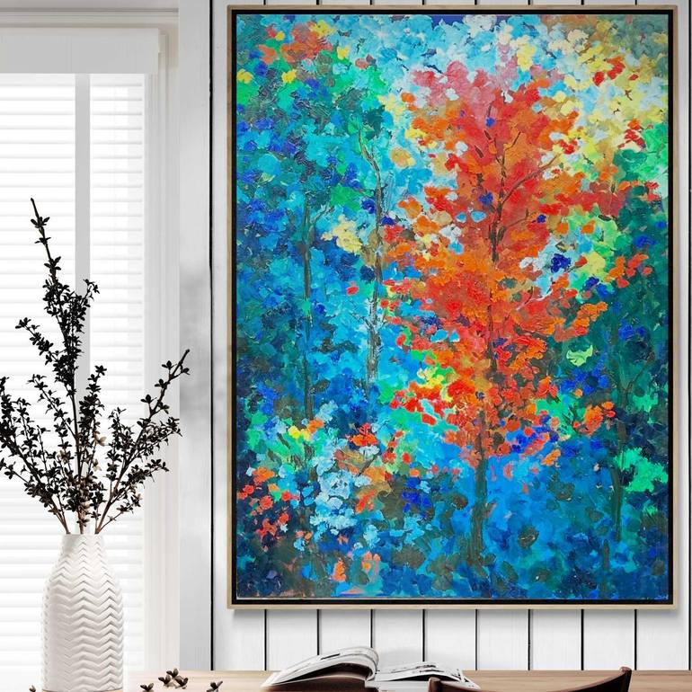 Original Abstract Painting by Belinda Nadwie