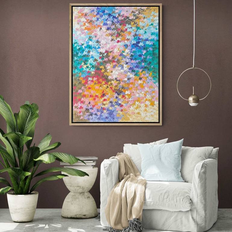 Original Abstract Expressionism Abstract Painting by Belinda Nadwie