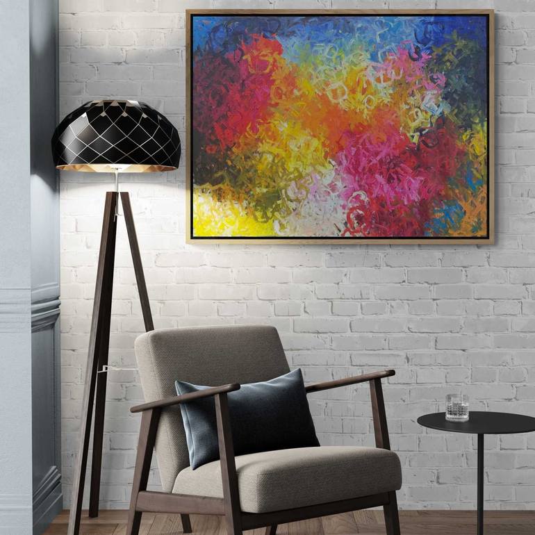 Original Abstract Expressionism Abstract Painting by Belinda Nadwie