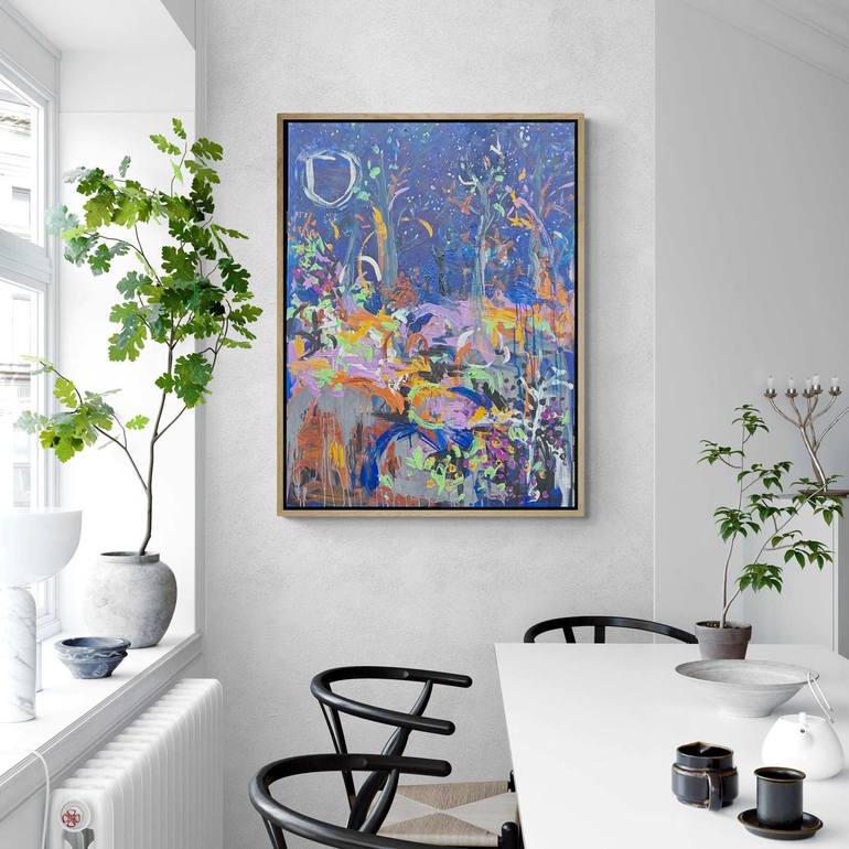 Original Abstract Expressionism Abstract Painting by Belinda Nadwie