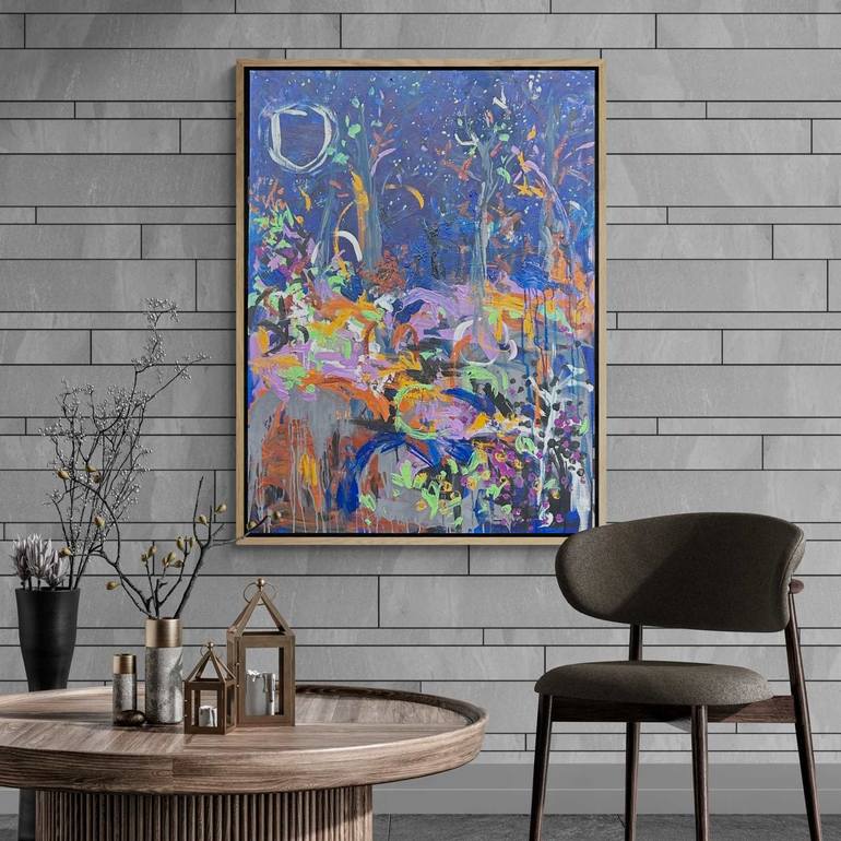 Original Abstract Expressionism Abstract Painting by Belinda Nadwie