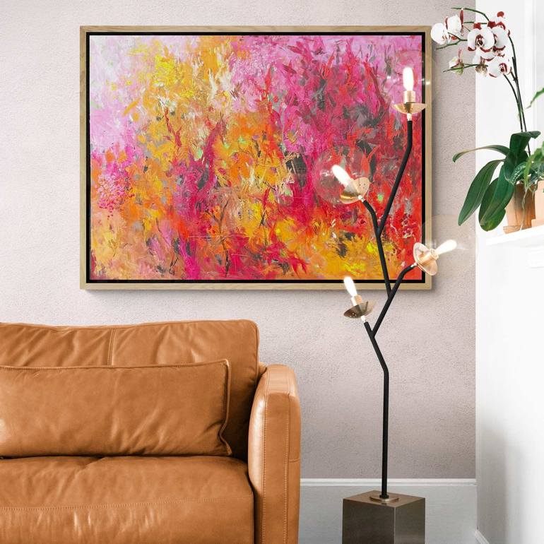 Original Abstract Expressionism Abstract Painting by Belinda Nadwie