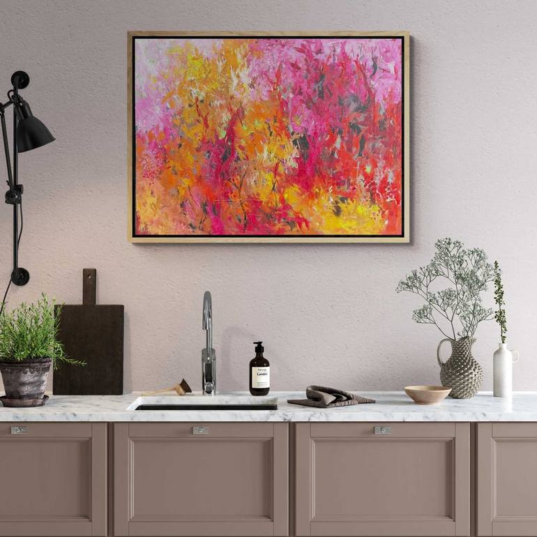 Original Abstract Expressionism Abstract Painting by Belinda Nadwie