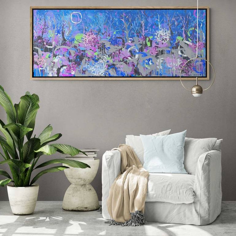 Original Abstract Expressionism Abstract Painting by Belinda Nadwie