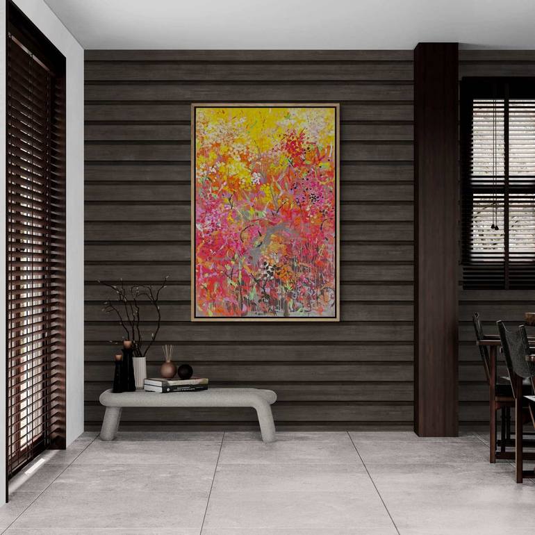 Original Abstract Expressionism Abstract Painting by Belinda Nadwie