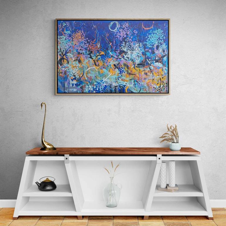 Original Abstract Expressionism Abstract Painting by Belinda Nadwie