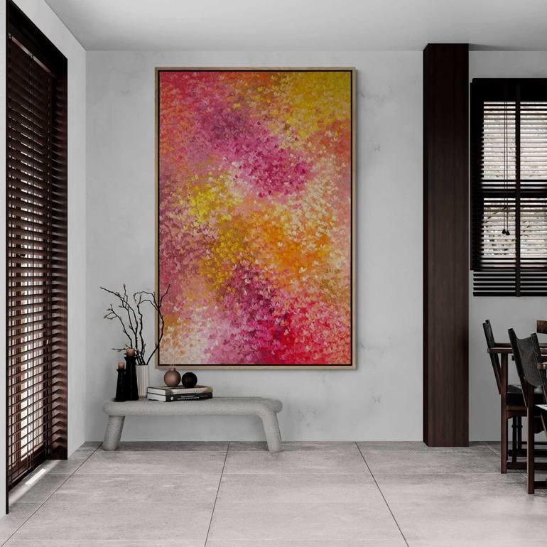 Original Abstract Expressionism Abstract Painting by Belinda Nadwie