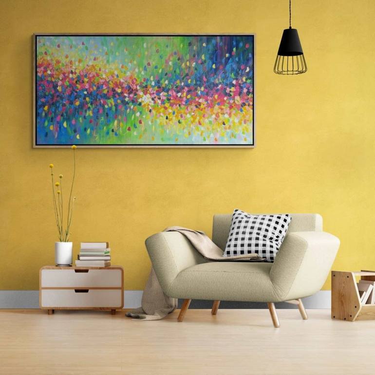 Original Abstract Expressionism Abstract Painting by Belinda Nadwie